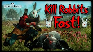 Best Spots To Kill Rabbits  Rabbits Revenge Guide 2024 New World Aeternum [upl. by Huntlee778]