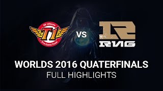 SKT vs RNG Highlights All Games S6 Worlds 2016 Quarter final SK Telecom T1 vs Royal Never Give Up [upl. by Sebastiano]