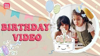 🎂How to Make a Happy Birthday Video with InShot  Birthday Status Video Editing [upl. by Crutcher849]