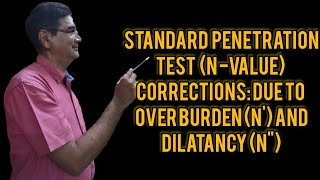 Standard Penetration Test NValue Corrections due to Overburden N’ and due to Dilatancy N’’ SPT [upl. by Eneryt]