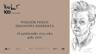 Transmisja Wieczoru poezji Zbigniewa Herberta [upl. by Amity]