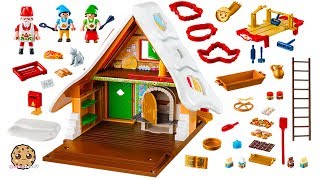 Santas Christmas Cookie Work Shop Playmobil Christmas Holiday Video [upl. by Latimore585]