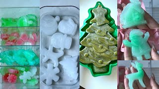 ASMR ICE RESTOCK  CHRISTMAS THEME  HOMEMADE ICED [upl. by Dulla111]