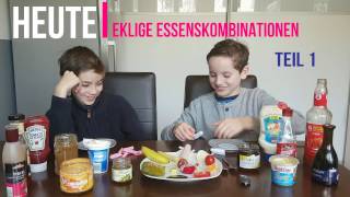 ESSEN CHALLENGE Eklige Essenskombinationen Teil 1 [upl. by Medardas]