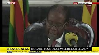 Robert Mugabe refuses to resign [upl. by Nur]