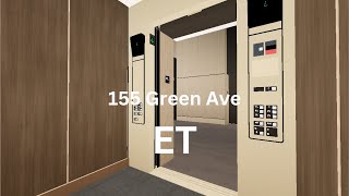 Otis 401 Parking Elevators  155 Green Ave ET [upl. by Freddie]