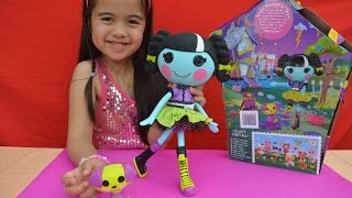 Lalaloopsy  Scraps Stitch quotNquot Sewn Unboxing Kids Balloons and Toys [upl. by Htenywg]