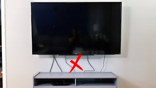 The Easy Way To Hide TV Wires Without Breaking The Electrical Code [upl. by Marcello33]