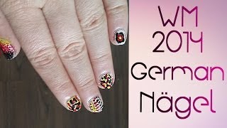 WM Weltmeisterschaft Deutschland Nageldesign Ideen [upl. by Aneeg]