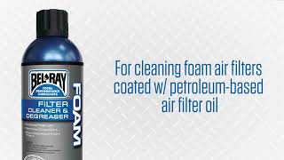 BelRay® Foam Filter Cleaner amp Degreaser [upl. by Corrina]