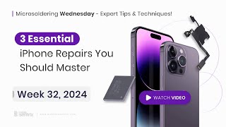 Learn How to Perform 3 Essential Repairs on an iPhone 14 Pro [upl. by Lede316]