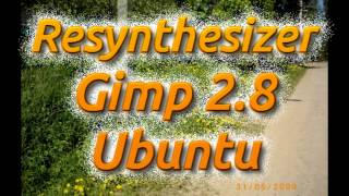 Resynthesizer Gimp 28 Ubuntu убрать лишнее с фото [upl. by Marquet]