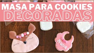 RECETA PARA COOKIES DECORADAS  clásica de vainilla y chocolate PARTE 1 [upl. by Nuahsyar]