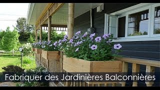 CONSTRUIRE DES JARDINIÈRES EN BOIS et CONCEVOIR DES BACS À FLEURS [upl. by Susy539]