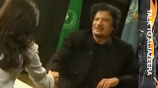 Muammar Gaddafi  Talk to Jazeera  25 Sep 09 [upl. by Aldrich]