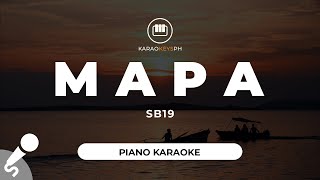 MAPA  SB19 Piano Karaoke [upl. by Dionne]