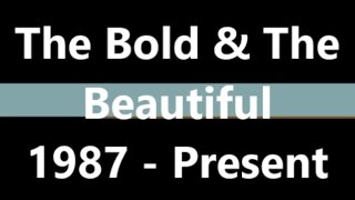 Bold And The Beautiful Opening Compilation [upl. by Hoffer791]