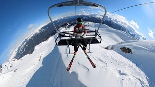 SKIING Every Lift at WHISTLER BLACKCOMB in a DAY [upl. by Clarkin]