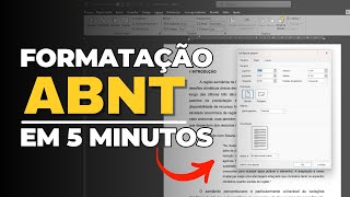 Formatação ABNT no Word para Trabalhos Acadêmicos  Normas ABNT Passo a Passo 2024 [upl. by Irtimid]