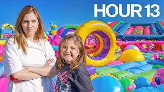 24 Hours in Largest Bounce House EVER [upl. by Carleen]