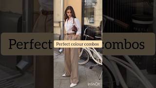 Perfect colour combos Elegant Fashion Luxury Colors OldMoney Vibesshorts Color Combinations [upl. by Gutow]