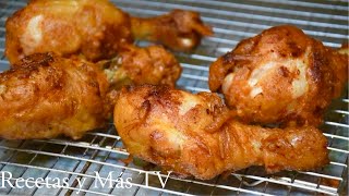 La Receta Perfecta de Pollo Frito Crujiente Dorado y Con Mucho Sabor Sin Huevo [upl. by Delamare]