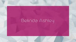 Belinda Ashley  appearance [upl. by Burchett43]