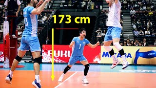 Little Genius  Height 173 m  Matias Sanchez  Smartest Plays In Volleyball [upl. by Tavey]