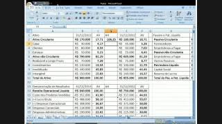 Análise Vertical e Horizontal de Balanços [upl. by Alberik479]