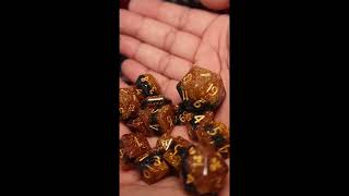 Pact Magic 14pc Dice Set Inked in Gold [upl. by Mariken]