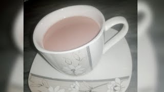 Make Kashmiri Chai recipe by EMANs kitchen 💗 Pink Tea Delicious ☕ [upl. by Leanatan831]