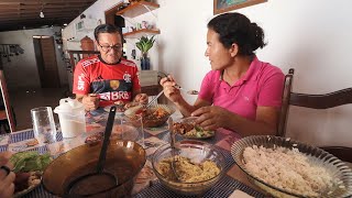 ALMOÇO COM CARNE DE PORCO GUISADA [upl. by Ken]