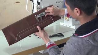 733EX long stitch length wood sewing machine [upl. by Lexis]