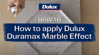 How to apply Dulux Duramax Marble Effect  Dulux Duramax [upl. by Cordey]