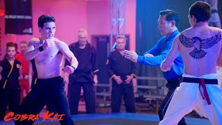 Robby Keene vs Hawk FINAL FIGHT Part22 1080p 60fps  Cobra Kai Season 4 [upl. by Nenerb]