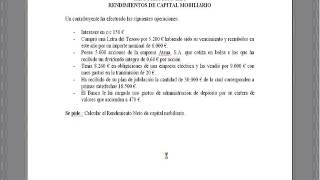 Lec003 Práctica Rendimientos Capital Mobiliario IRPF umh1896 201516 [upl. by Lunneta114]