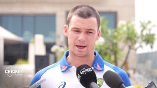 Handscomb admits fault in DRS incident [upl. by Ahsotal]