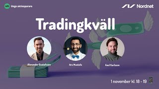 Tradingkväll med UA amp Nordnet [upl. by Orsino]