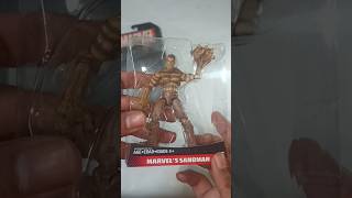 ASMR Marvel Sandman Action Figure Unboxing sandman spidermantoys marvellegends asmr figures [upl. by Junette]