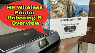 Hp Deskjet Ink Advantage 5075 Printer Unboxing amp Overview [upl. by Aekal]