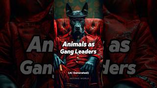 Ai Draws Animals as Gang Leaders ai shorts gangster [upl. by Rinna647]