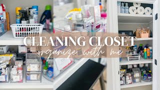 MEDICINE amp CLEANING CLOSET CLEAN amp ORGANIZE  52 WEEKS OF ORGANIZATION  CHARLOTTE GROVE FARMHOUSE [upl. by Eidas57]