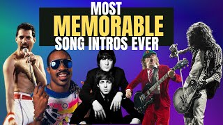 50 MOST MEMORABLE SONG INTROS EVER [upl. by Tamarra]