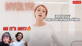 효린HYOLYN BODY TALK Dance Performance Video  REACTION [upl. by Herculie21]