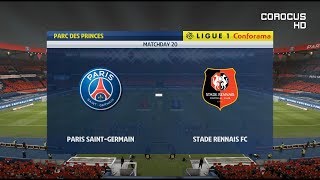 Paris SaintGermain vs Rennes  Parc des Princes  201819 Ligue 1  FIFA 19 [upl. by Yrrad]