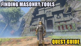 Finding Masonry Tools Quest Enshrouded [upl. by Schnapp954]