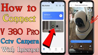 How to Connect V380 Pro Cctv Camera With Internet  Camera ko internet se online connect kaise kare [upl. by Eedia]