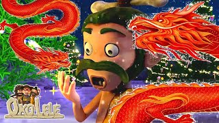 Oko Lele 🎄 Dragon Power 🐲🐉 Lunar New Year сollection ⭐ Episodes in a row  CGI animated short [upl. by Airetas]