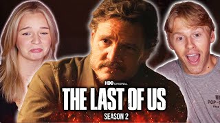 THE LAST OF US SEASON 2 OFFICIAL TRAILER REACTION WE ARENT READY FOR THIS [upl. by Basia]