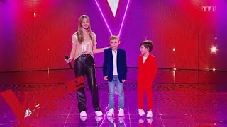 Les choristes  Vois sur ton chemin  Maëlys Esteban Léandro  The Voice Kids France 2023 [upl. by Lindholm91]